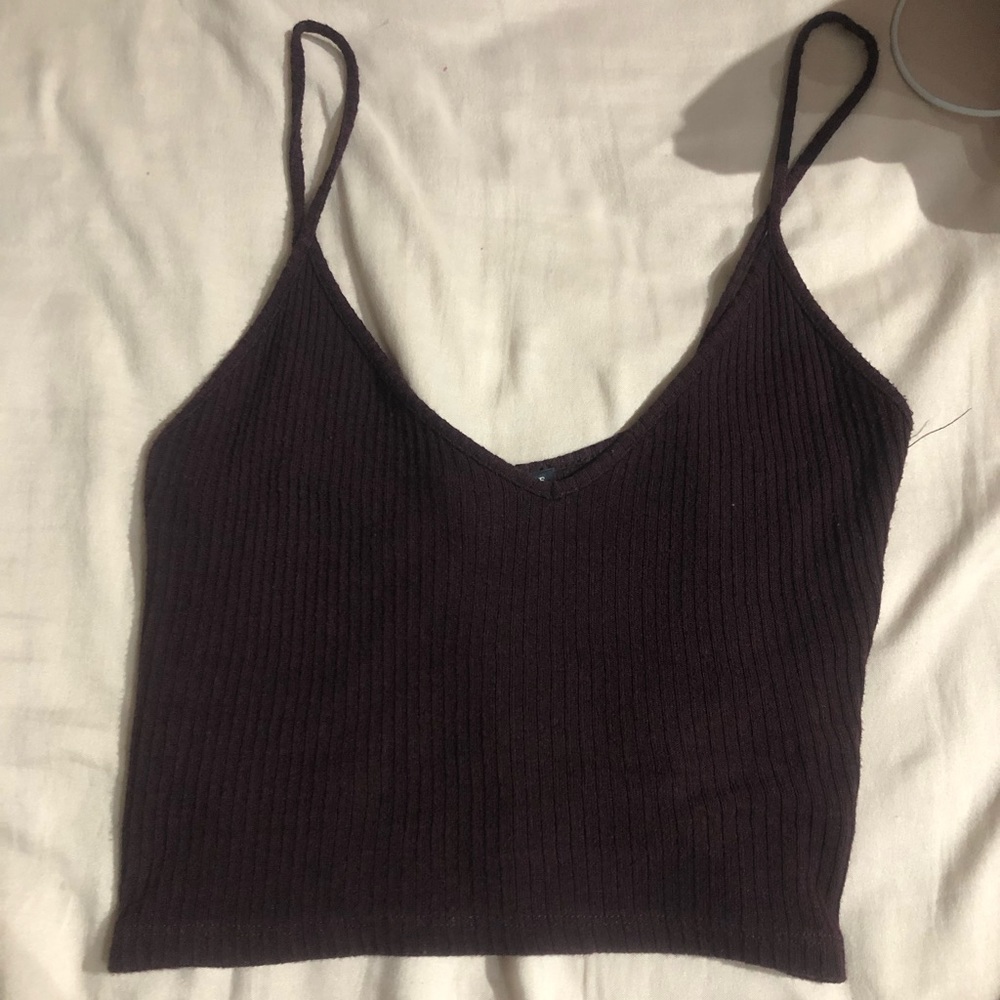Brandy Melville Burgundy tank